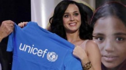 Katy Perry “Goodwill Ambassador” per l’Uncef 