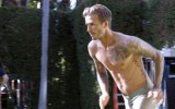 David Beckham corre nudo per Beverly Hills 