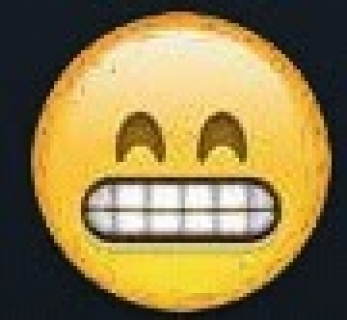 emoji sorriso denti stretti